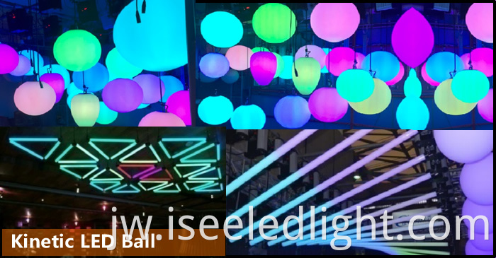 Kinetic LED Ball stage